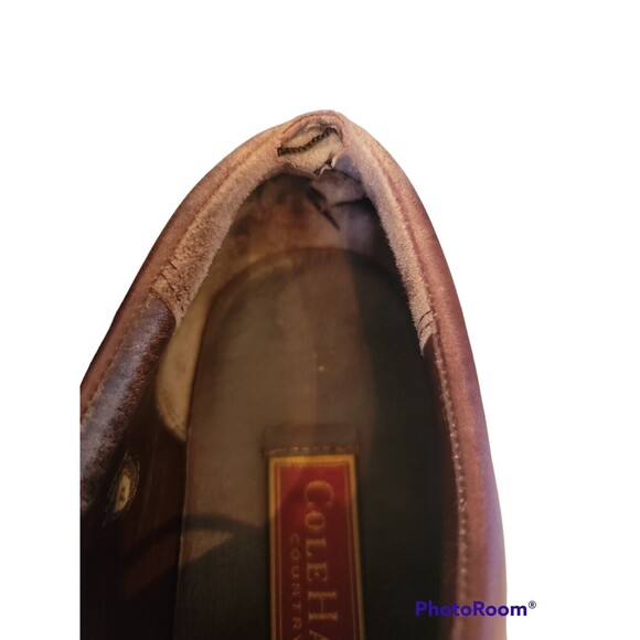 Mens Cole Haan Burgandy brown Country Waterproof Oxford Shoes Size 11M CO1035 main image 4